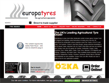 Tablet Screenshot of europa-tyres.co.uk